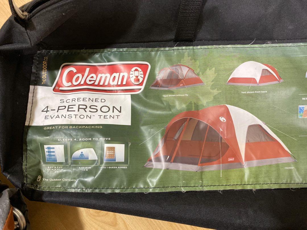 Coleman Screened 4 Person Evanston Tent
