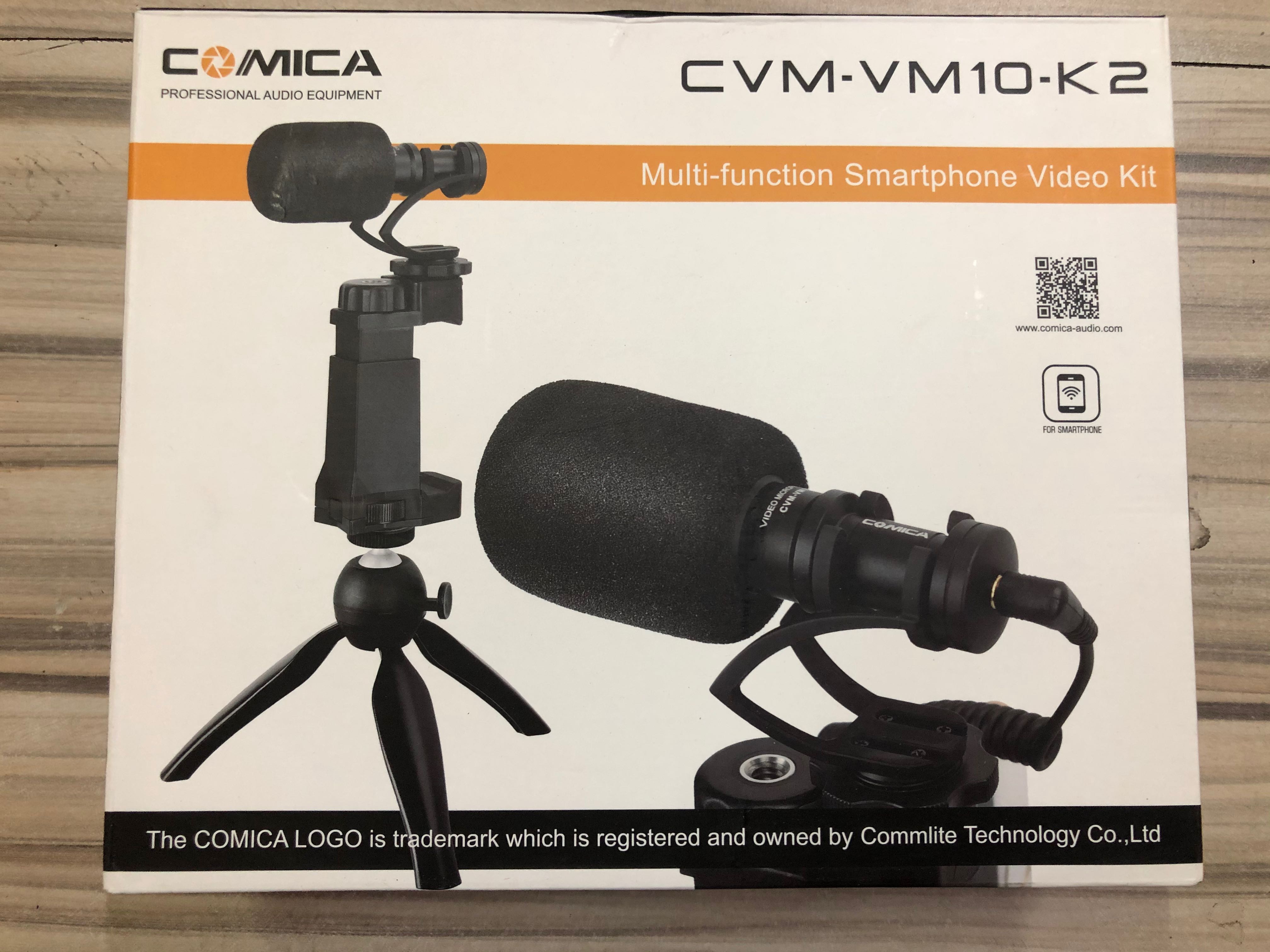 Comica Cvm Vm10 K2 Filmmaker Mini Tripod Photography Camera
