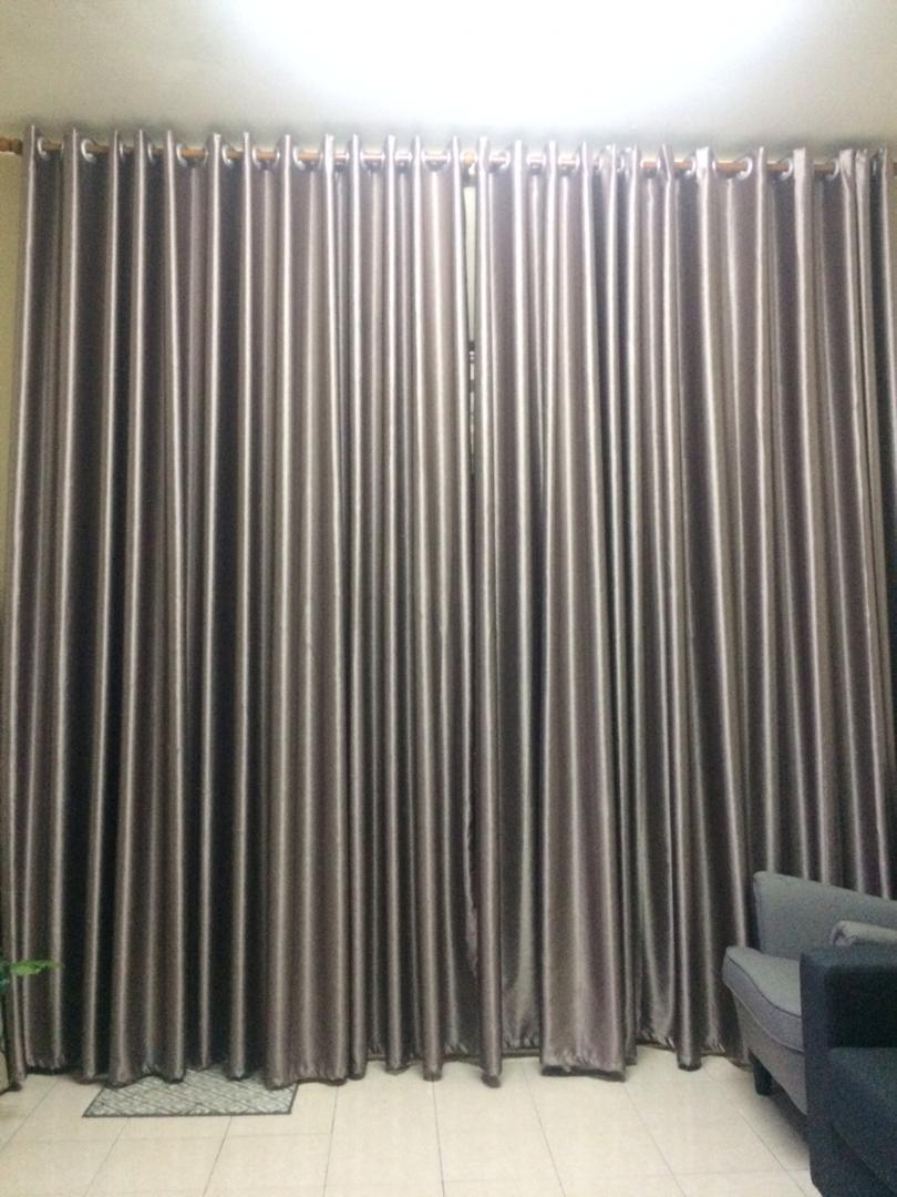Curtain Langsir Sliding Door Home Furniture Home Decor On Carousell