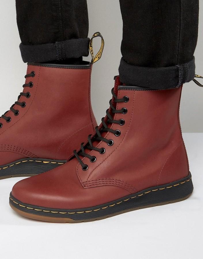 Dr Martens Boots Cherry Red 8 eye Newton Men s Fashion