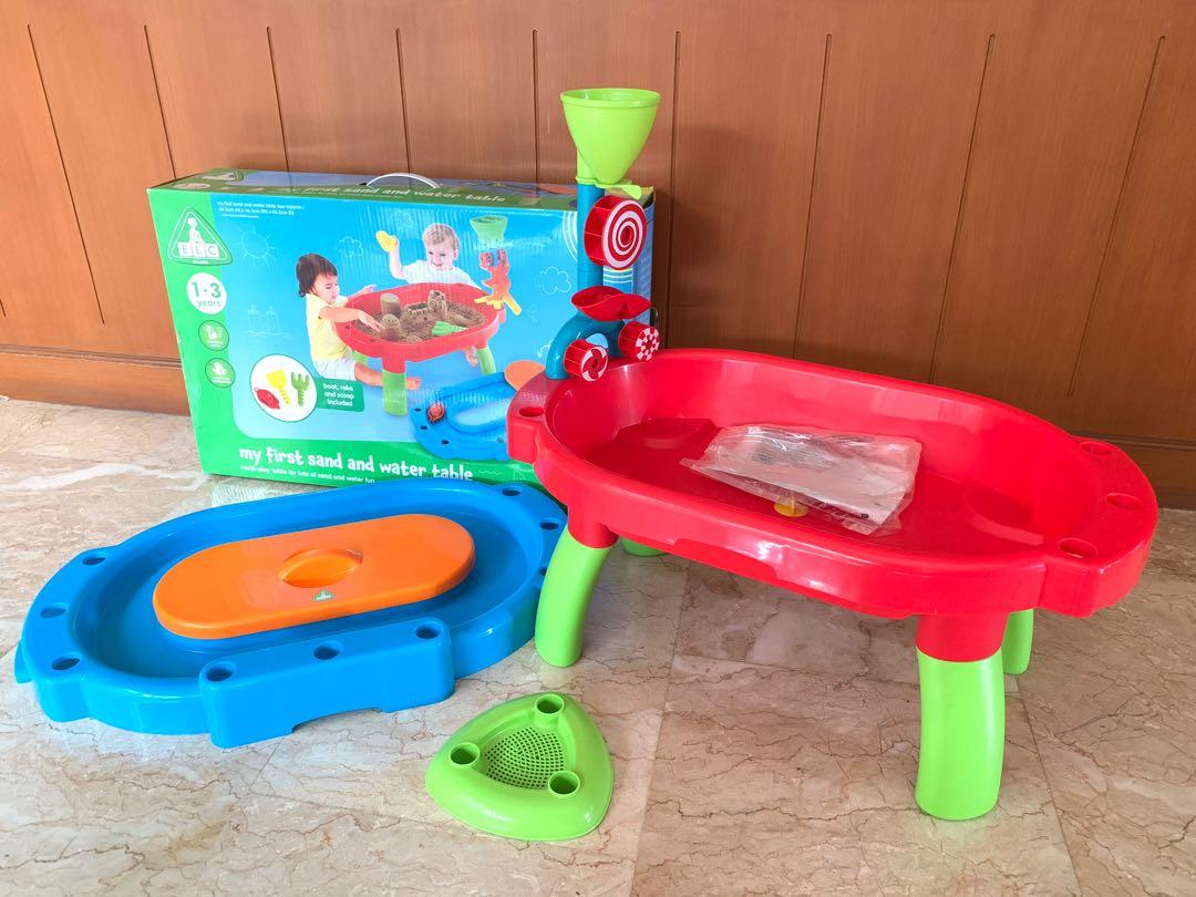 My first sand deals and water table