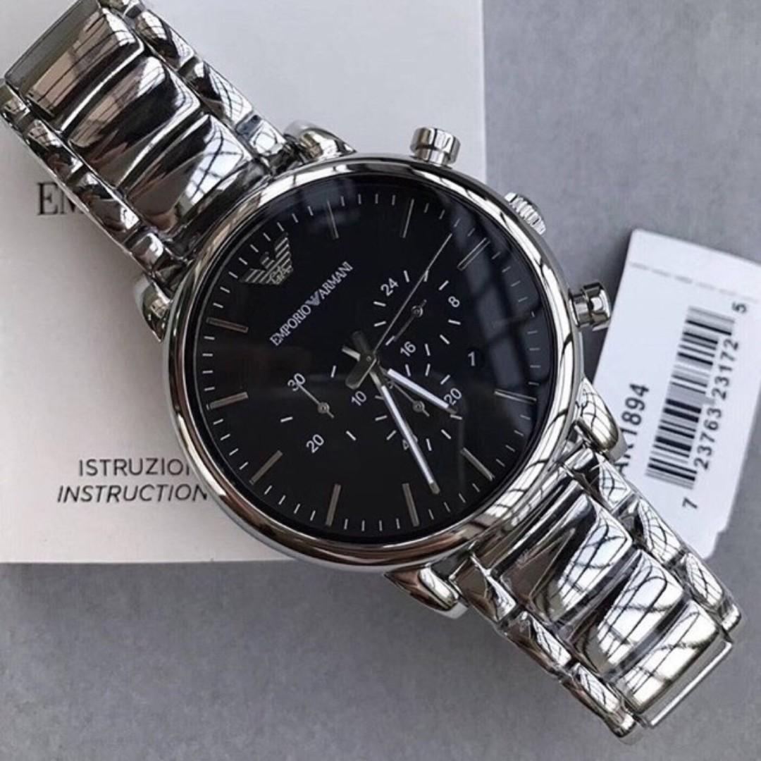 emporio armani classic chronograph