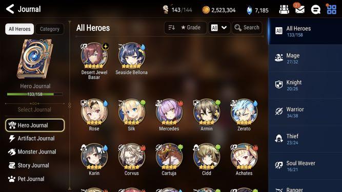 Epic Seven Account With 7 Ml 5 Global Toys Games Video Gaming Video Games On Carousell Is smilegate releasing epic seven? epic seven account with 7 ml 5 global