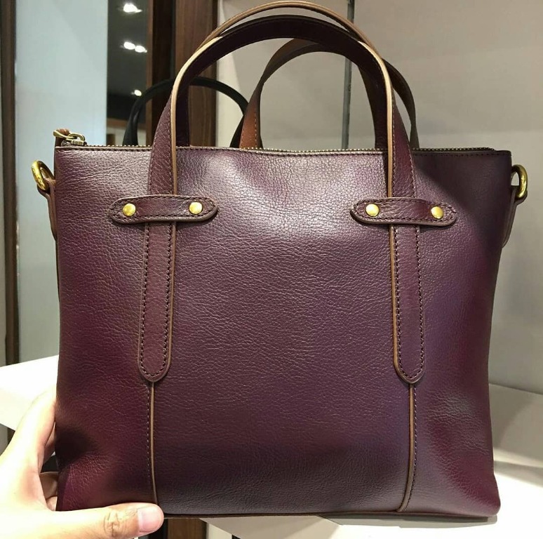 FOSSIL Felicity Satchel Fig