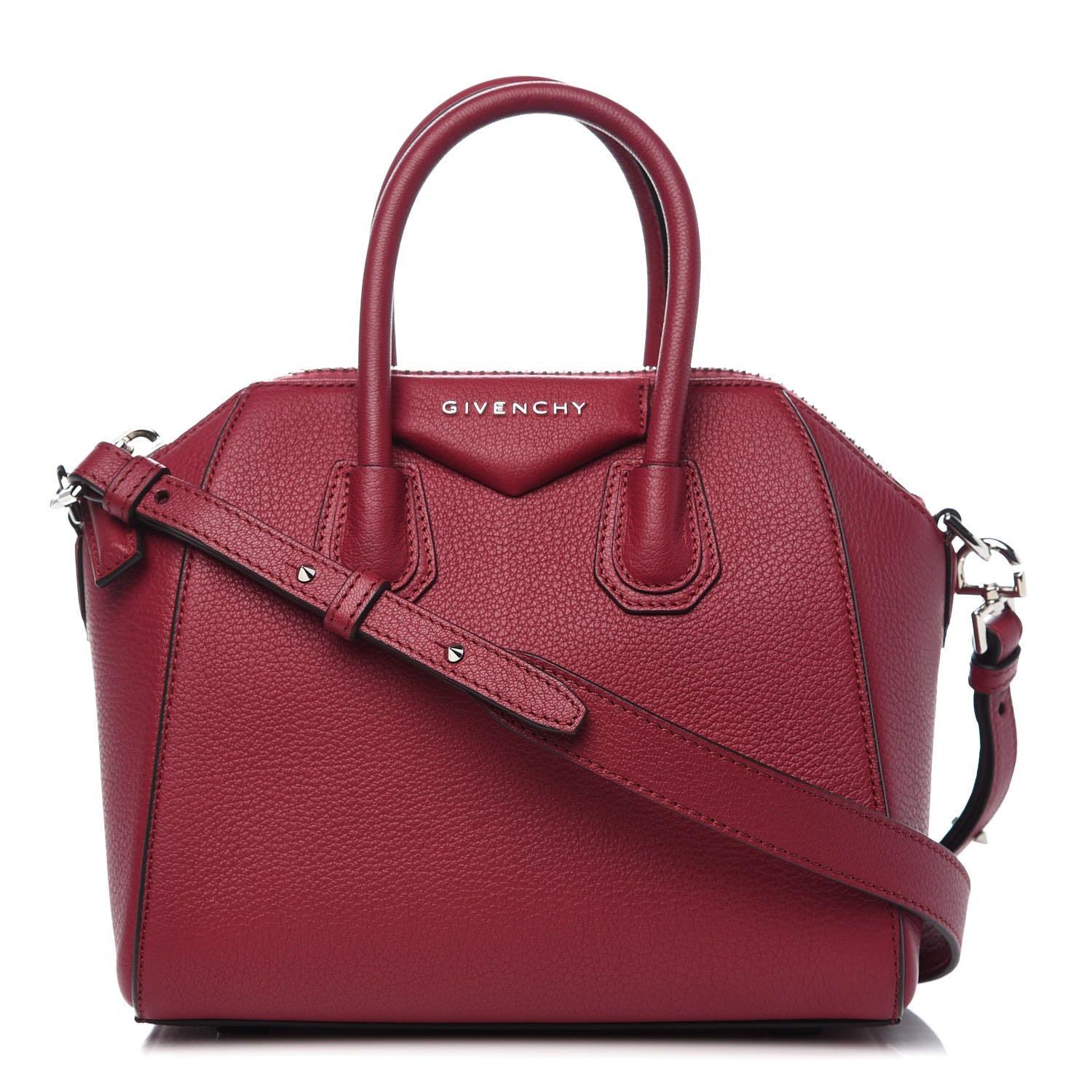 GIVENCHY Fig Pink Mini Leather Antigona Bag 100 AUTHENTIC BRAND NEW BB05114012