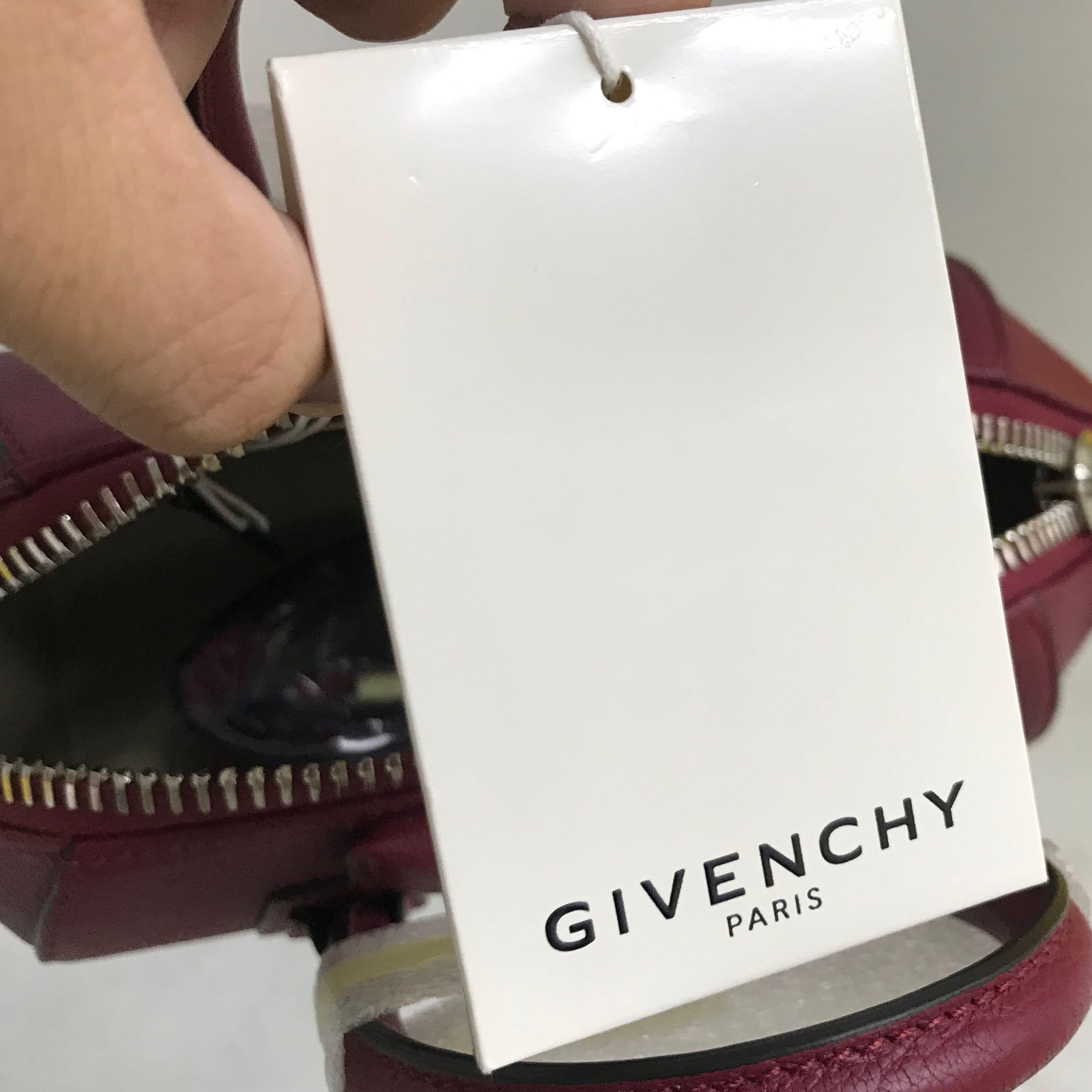 GIVENCHY Sugar Goatskin Mini Antigona Fig Pink 1268213