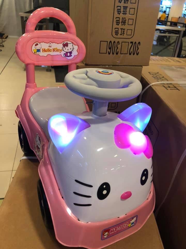 Hello kitty ride on toy car for kids, Babies & Kids, Infant Playtime on