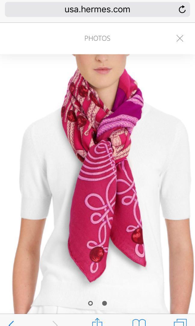 hermes scarf usa