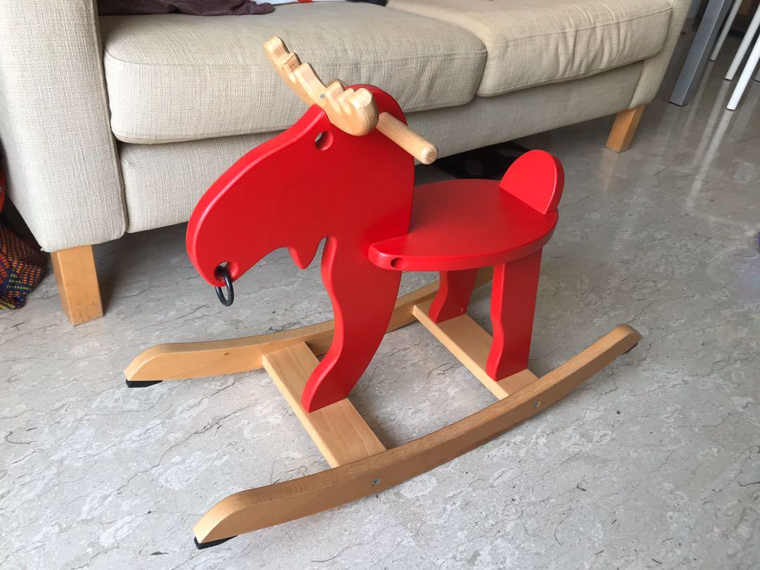 ikea moose rocking horse