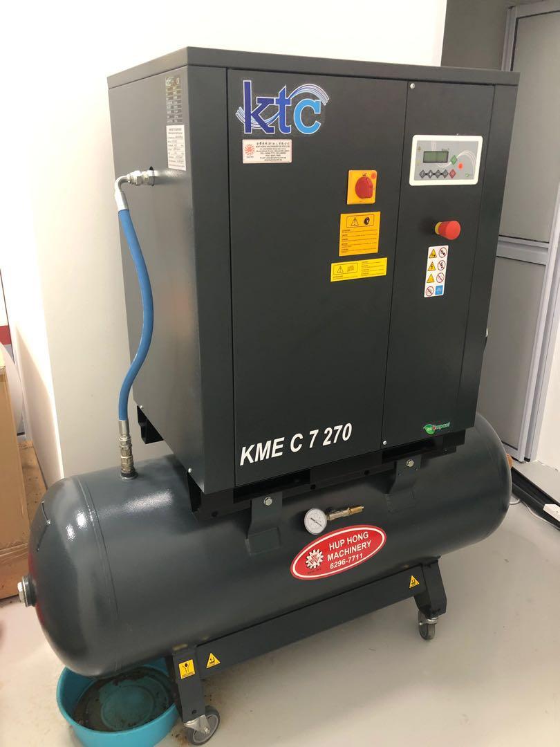 Industrial rotary screw compressor 8 bar, Everything Else on Carousell