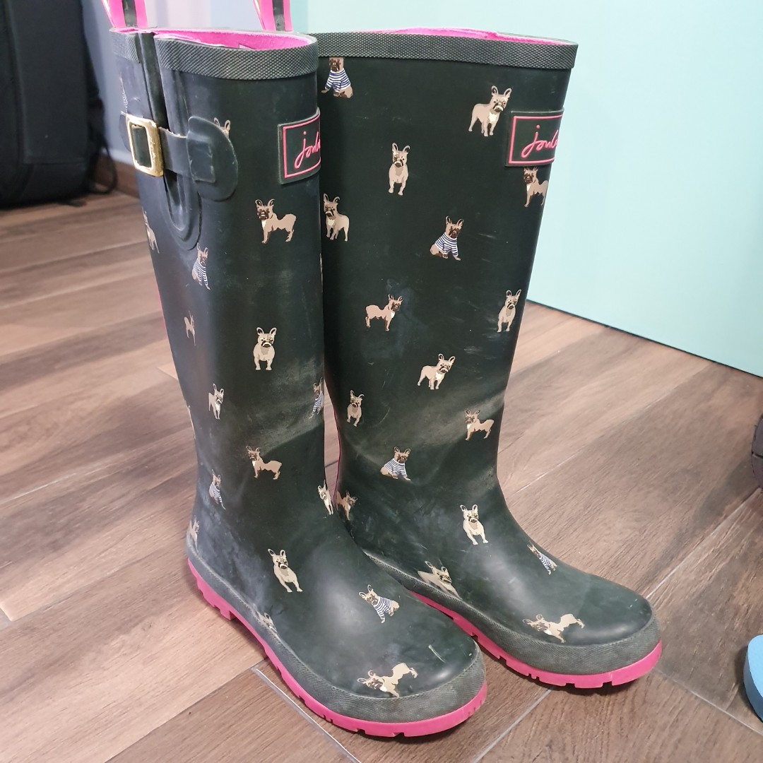 Joules french deals bulldog wellies