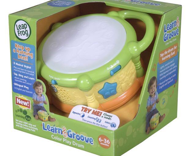 leapfrog learn & groove color play drum