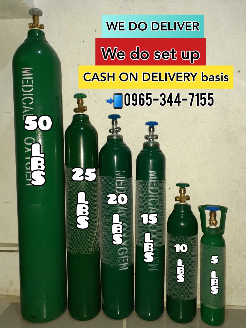 Medical oxygen tank sizes, Beauty & Personal Care, Face, Face Care on