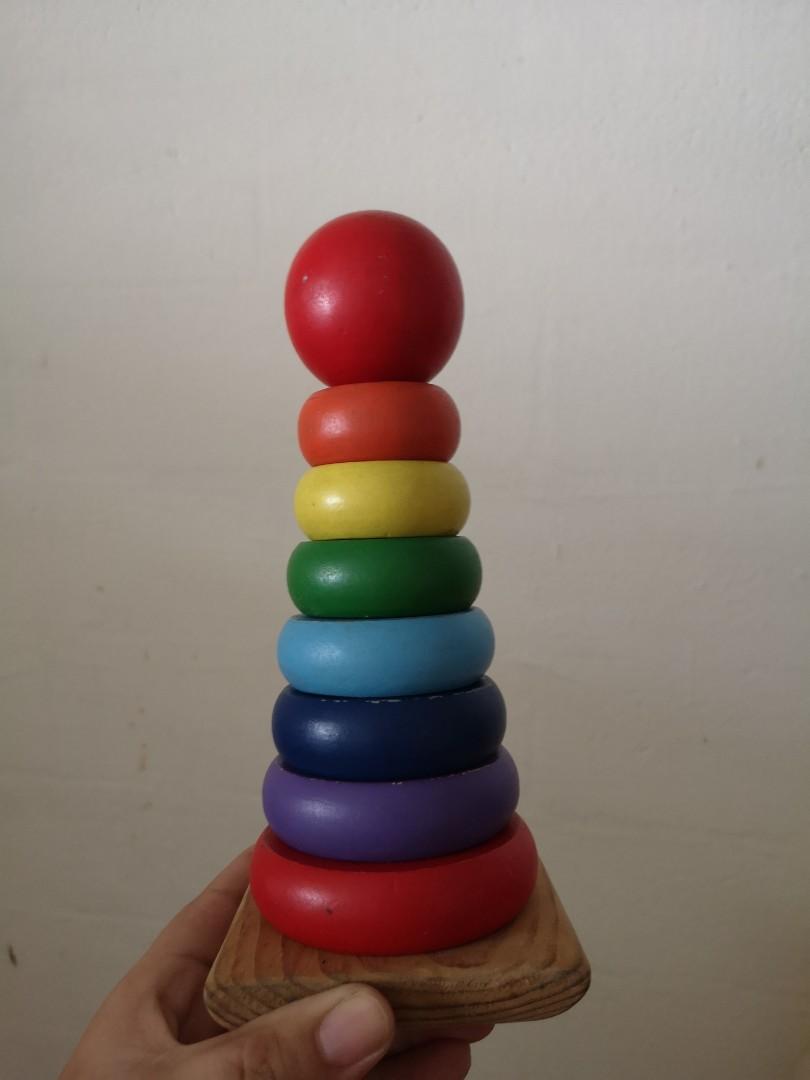 melissa & doug rainbow stacker