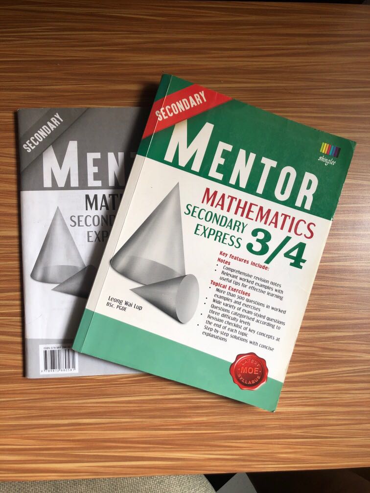 Mentor Math Sec 3/4 Express, Hobbies & Toys, Books & Magazines ...