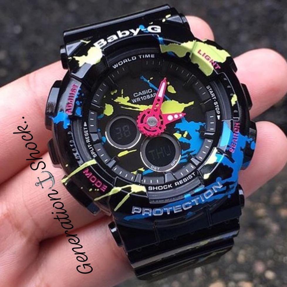 New Babyg Unisex Sports Watch 100 Original Authentic Casio Baby G Shock Gshock Ba 120spl 1adr Ba 120spl 1a Ba 120 1a Ba 120 Spl 1adr Luxury Watches On Carousell