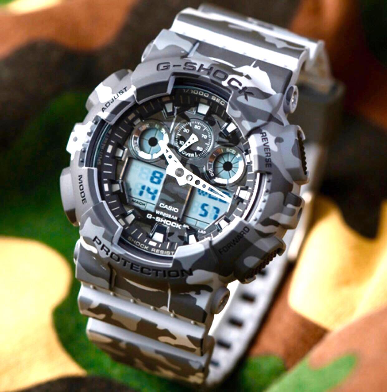 New Gshock Military Unisex Diver Sports Watch 100 Original Authentic Casio G Shock Ga 100cm 8adr Ga 100cm 8a Ga 100 Cm 8adr Luxury Watches On Carousell