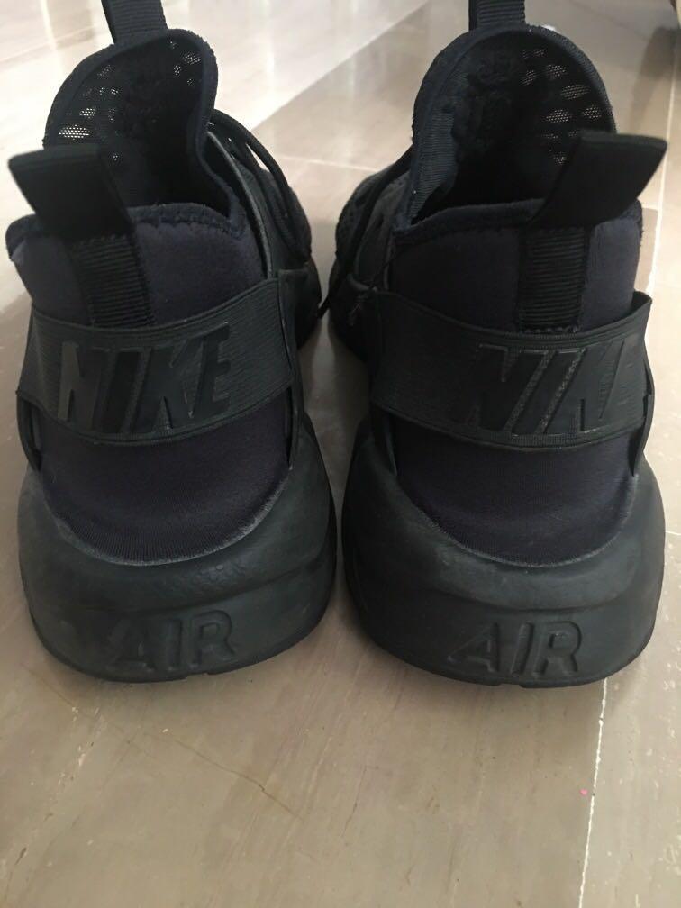 Air huarache run ultra triple black on sale