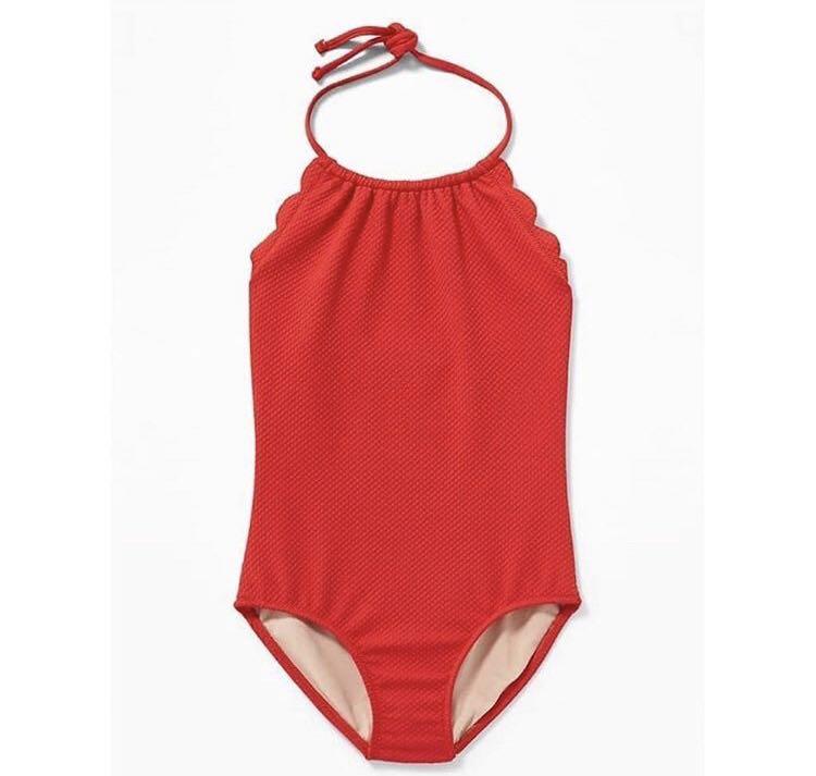 old navy scalloped bathing suit