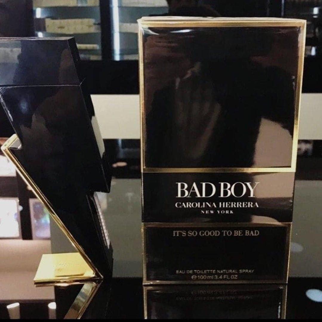 Parfum Pria Carolina Herrera Bad Boy Original Lengkap Box