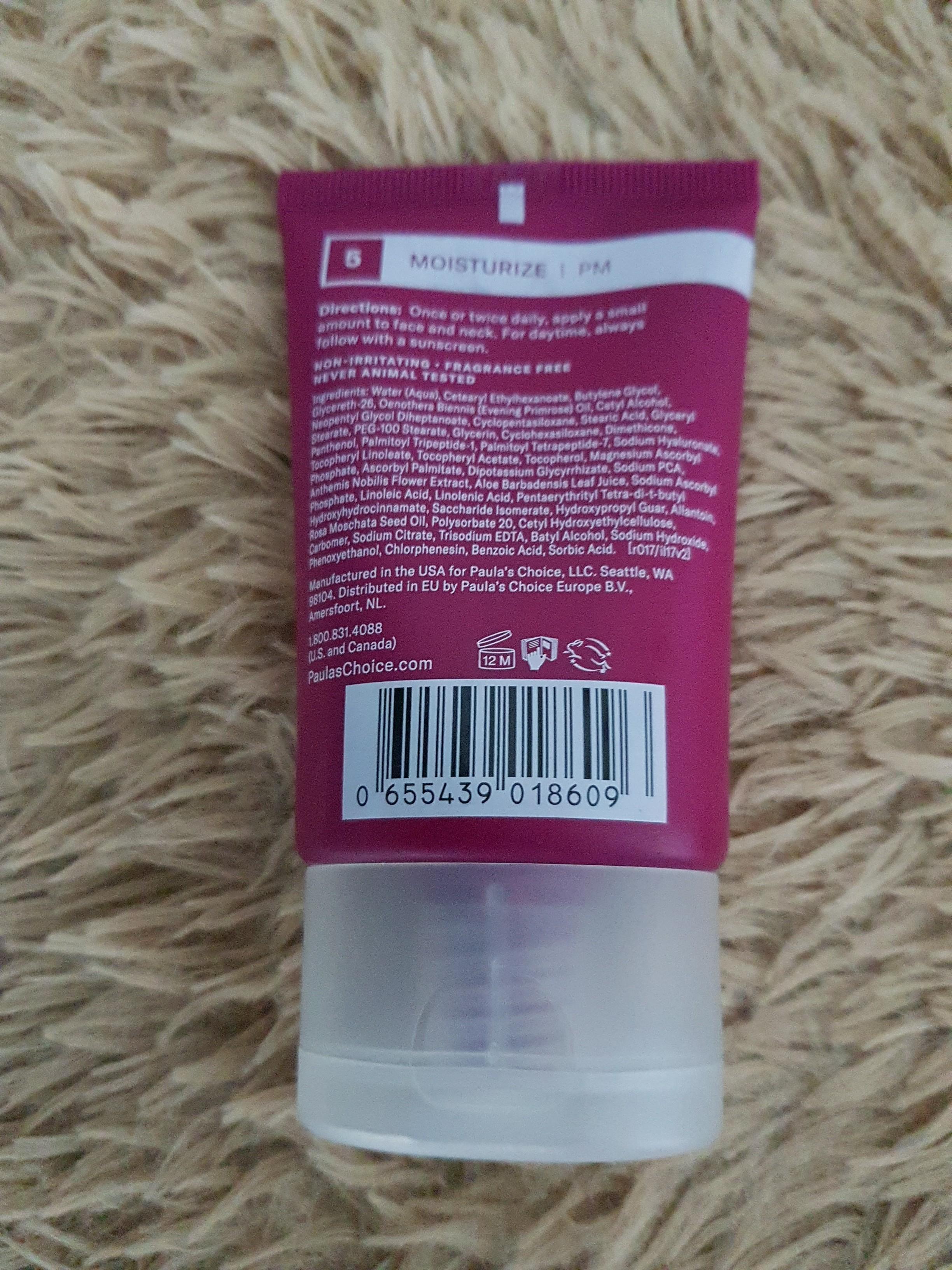 paula's choice replenishing moisturiser