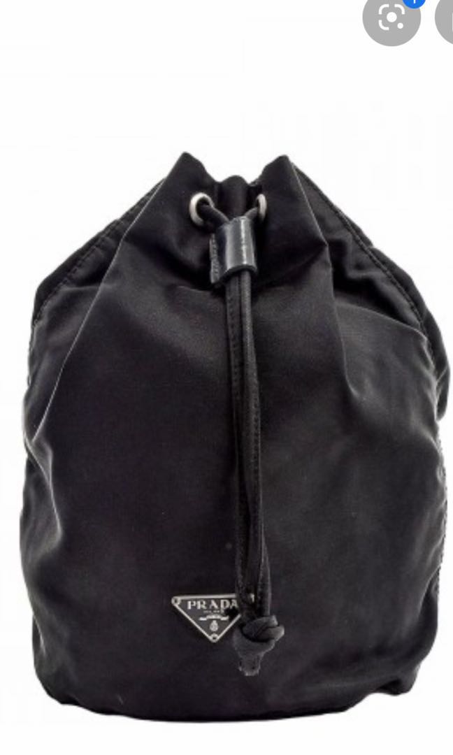 prada vela drawstring pouch