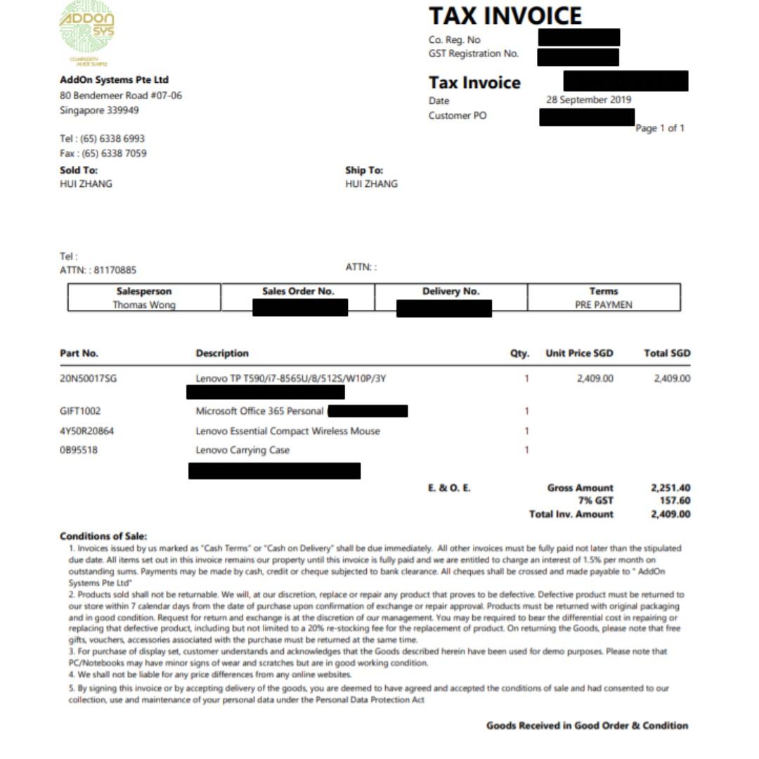 (original order receipts and tax letter involved)(PRICE-NEGOTIABLE ...
