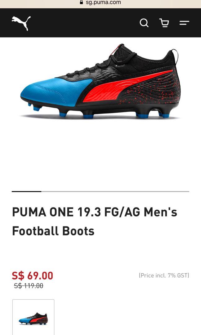 Puma One 19 3 Fg Ag Men S Football Boots On Carousell