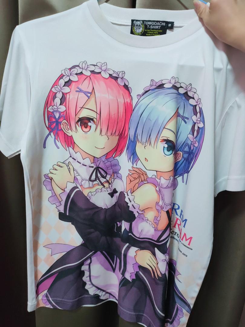Rem Ram twin sisters shirt, Hobbies & Toys, Memorabilia & Collectibles, Fan Merchandise on Carousell