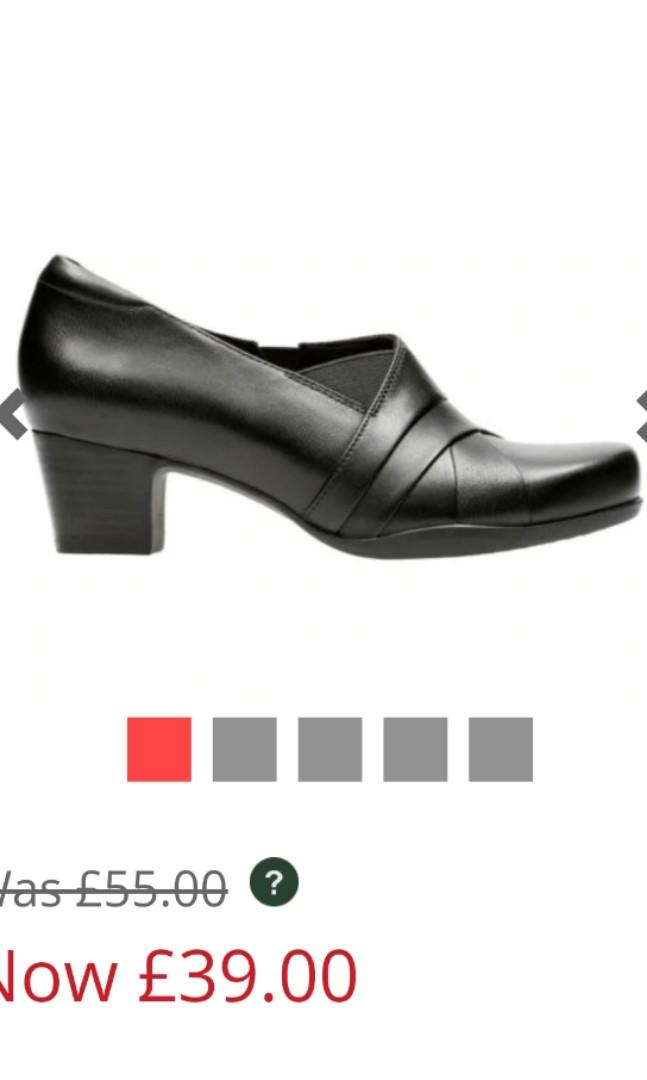 Rosalyn Adele Extra Wide Black Leather Women s Fashion Footwear Heels on Carousell