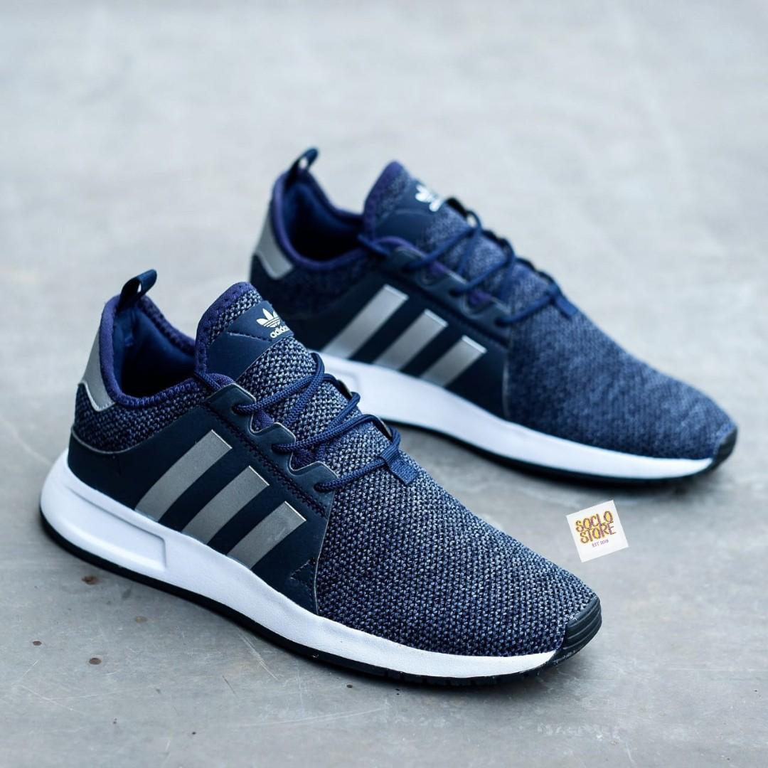 SEPATU ADIDAS XPLR NAVY SILVER WHITE ORIGINAL Fesyen Pria Sepatu Sneakers di Carousell