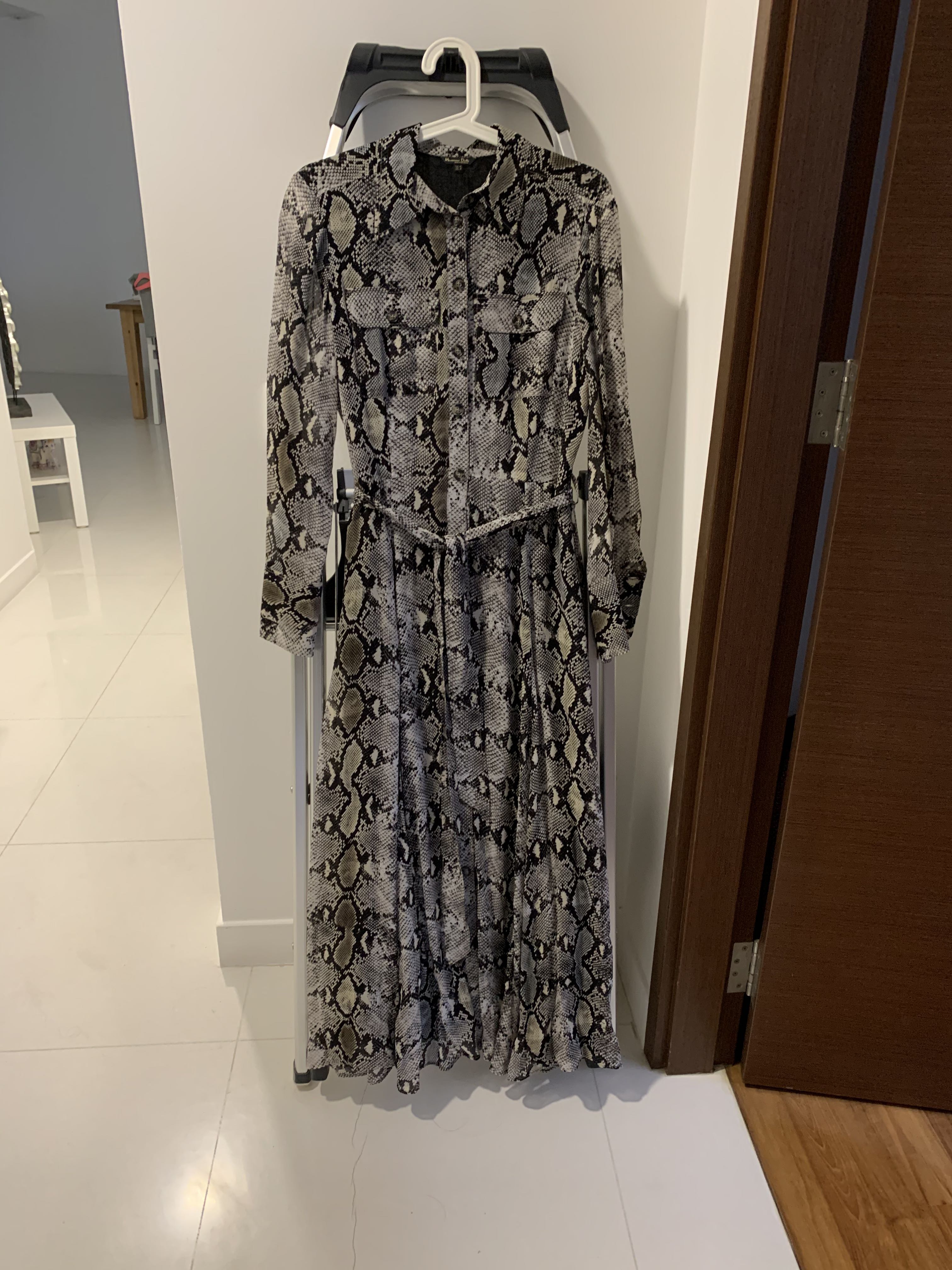 Snake Print Massimo Dutti Dress