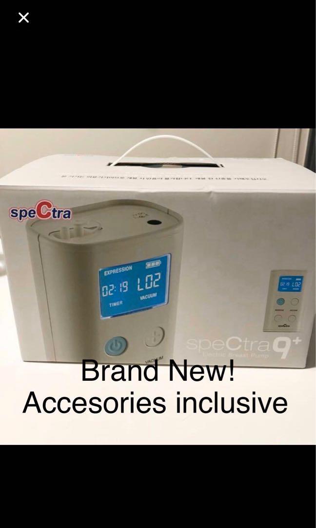 Spectra 9+ S9 breast pump (Category: Breastfeeding & Bottle Feeding) located in Singapore. Submitted by claire_mom (Listing ID 260681074, Image 1). Description: ✅ Accessories included (Single) with this set,just top up $16 for dual set accessories Ready sets available, latest Manufacturing date Sept 2020 Authentic set with Serial number. Same day delivery option available. Meetup at Sengkang or option to top up $7 for door to door courier deliver