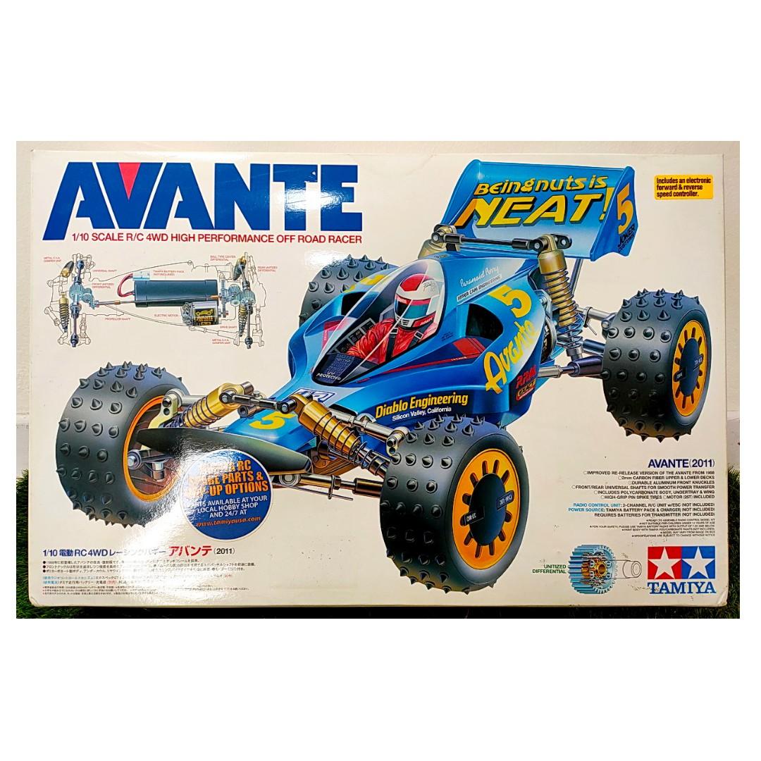 TAMIYA 1 10 Avante 2011 Chassis New Built Body Uncut Unspray