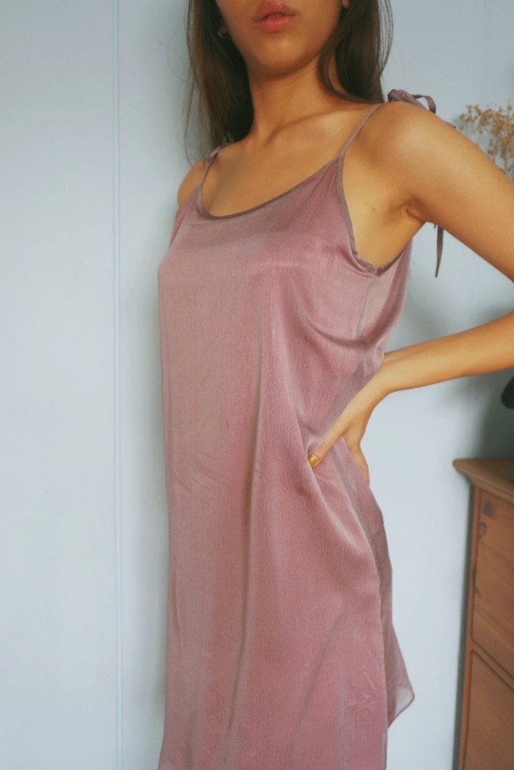 plum summer dress