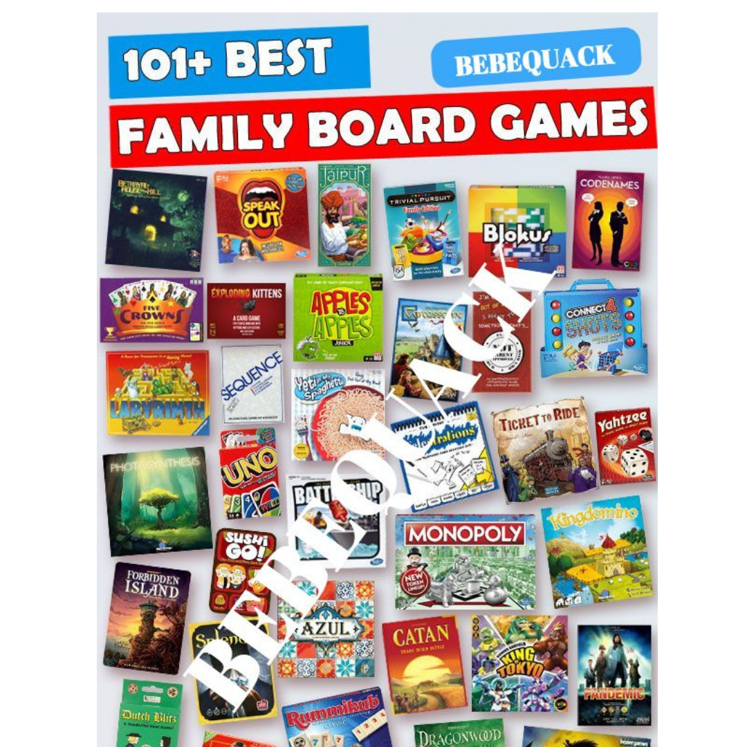 Top 100 Most Popular Fun Family Board Party Card Games, Hobbies & Toys ...