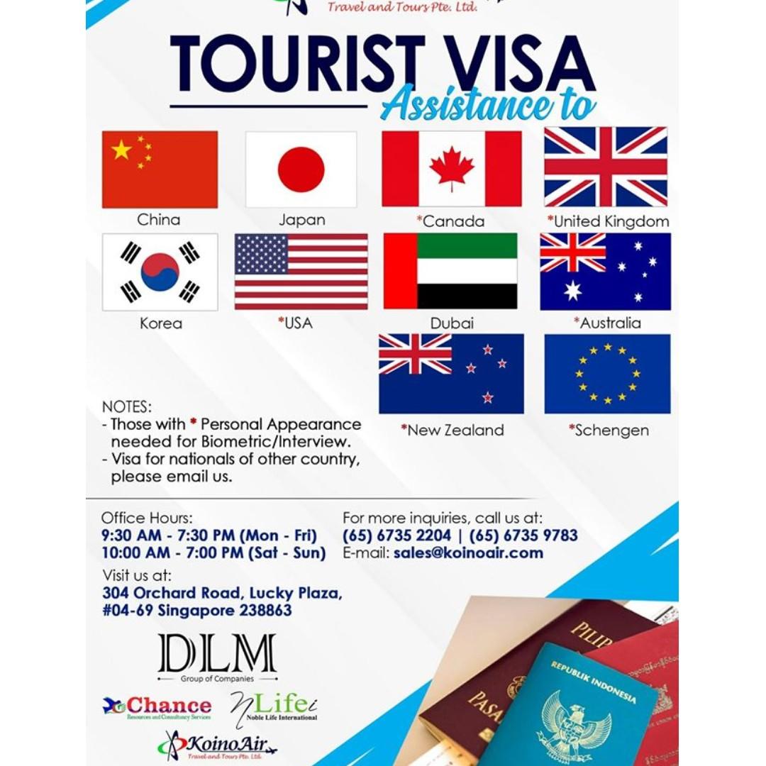 Tourist Visa Travel Overseas Attractions On Carousell