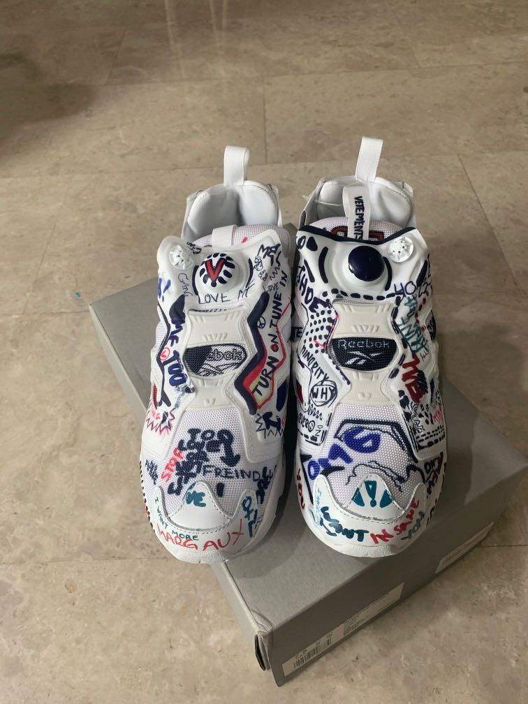 Reebok insta pump cheap fury graffiti
