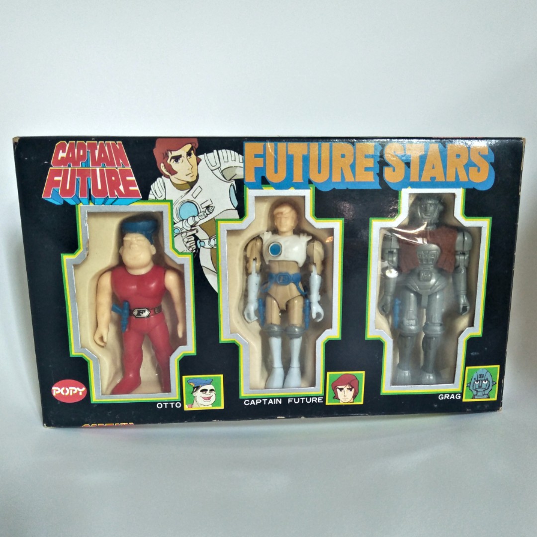 VINTAGE 1980s POPY Captain Future stars set MIB CLOVER BULLMARK TAKATOKU RARE