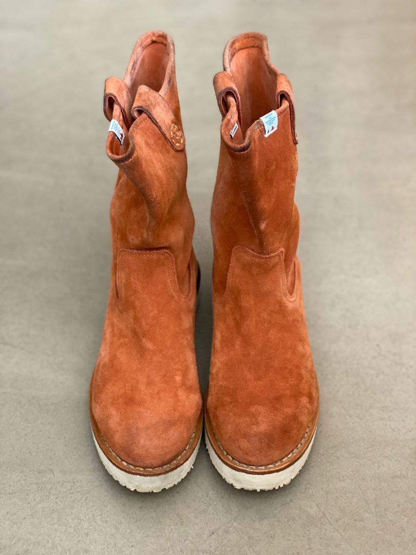 Visvim Wabanaki BootsFolk Size M8 ootdmenstyle, 男裝, 鞋, 西裝鞋 Carousell