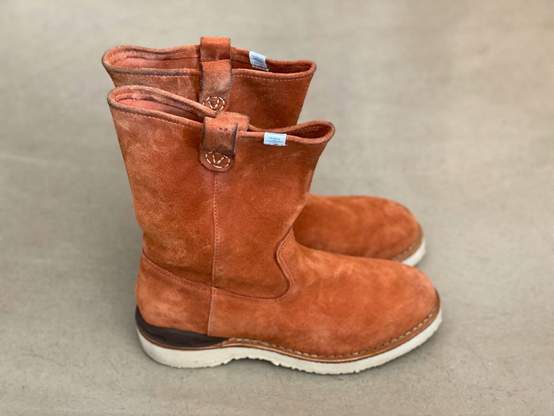 Visvim Wabanaki BootsFolk Size M8 ootdmenstyle, 男裝, 鞋, 西裝鞋 Carousell