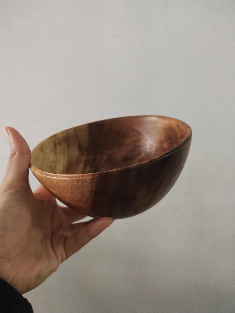 WOODEN bowls plates kitchenware and dinnerware, Furniture & Home Living