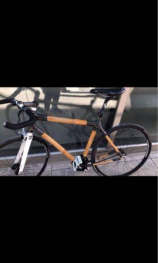 Custom Built Fixed Gear Bamboo Bike