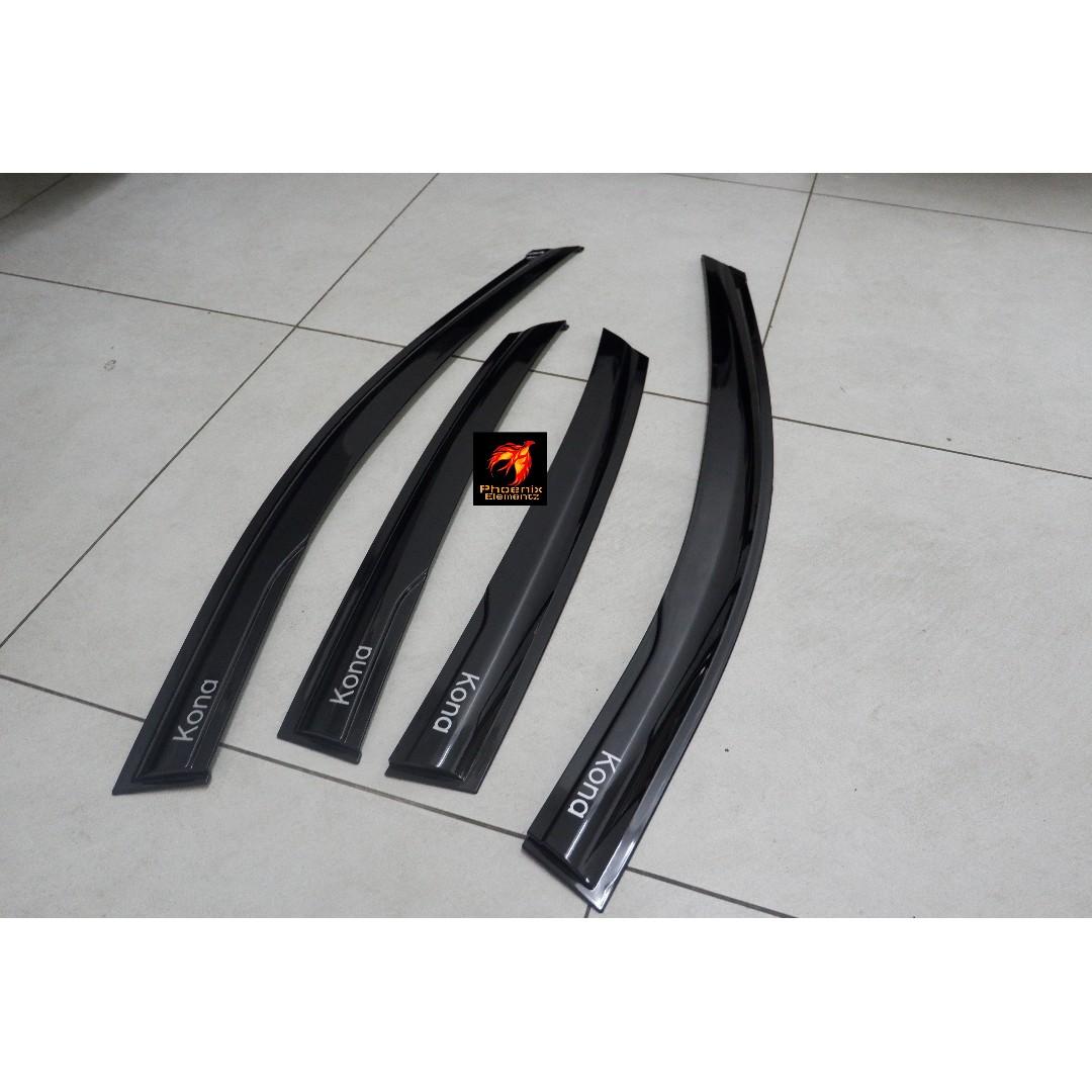 2019 to 2020 Hyundai Kona flexible Rain Gutter/ Rain Visor, Car Parts