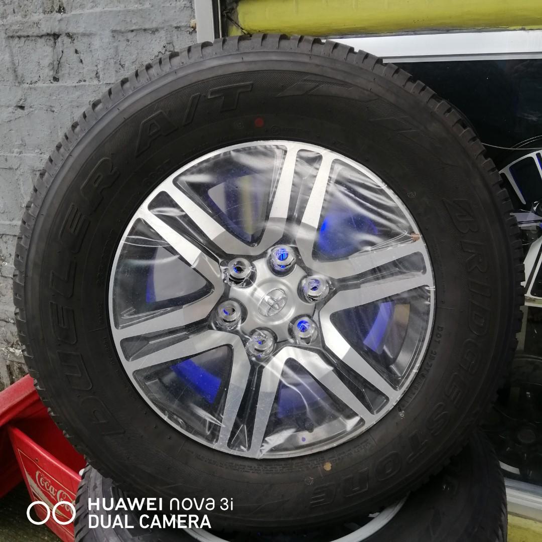 2020 Toyota Fortuner G Mag Wheels 6x139pcd 265 65 17 Dunlop Grandtrek At20 Tires Bnew From Casa Car Parts Accessories Mags And Tires On Carousell