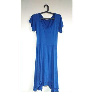 blue skater dress (freesize)