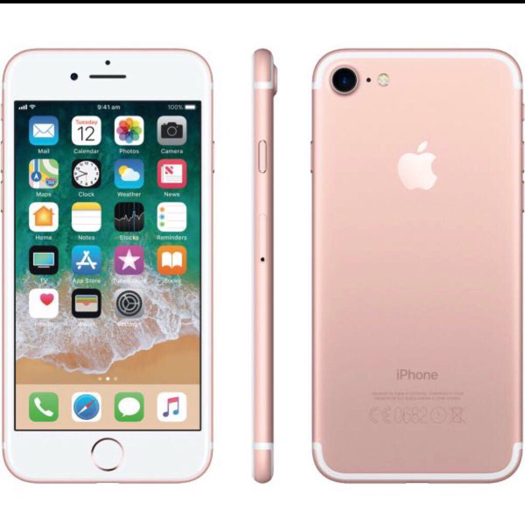 Apple Iphone 7 Rose Gold 128gb Apple Airpods Mobile Phones Tablets Iphone Iphone 7 Series On Carousell