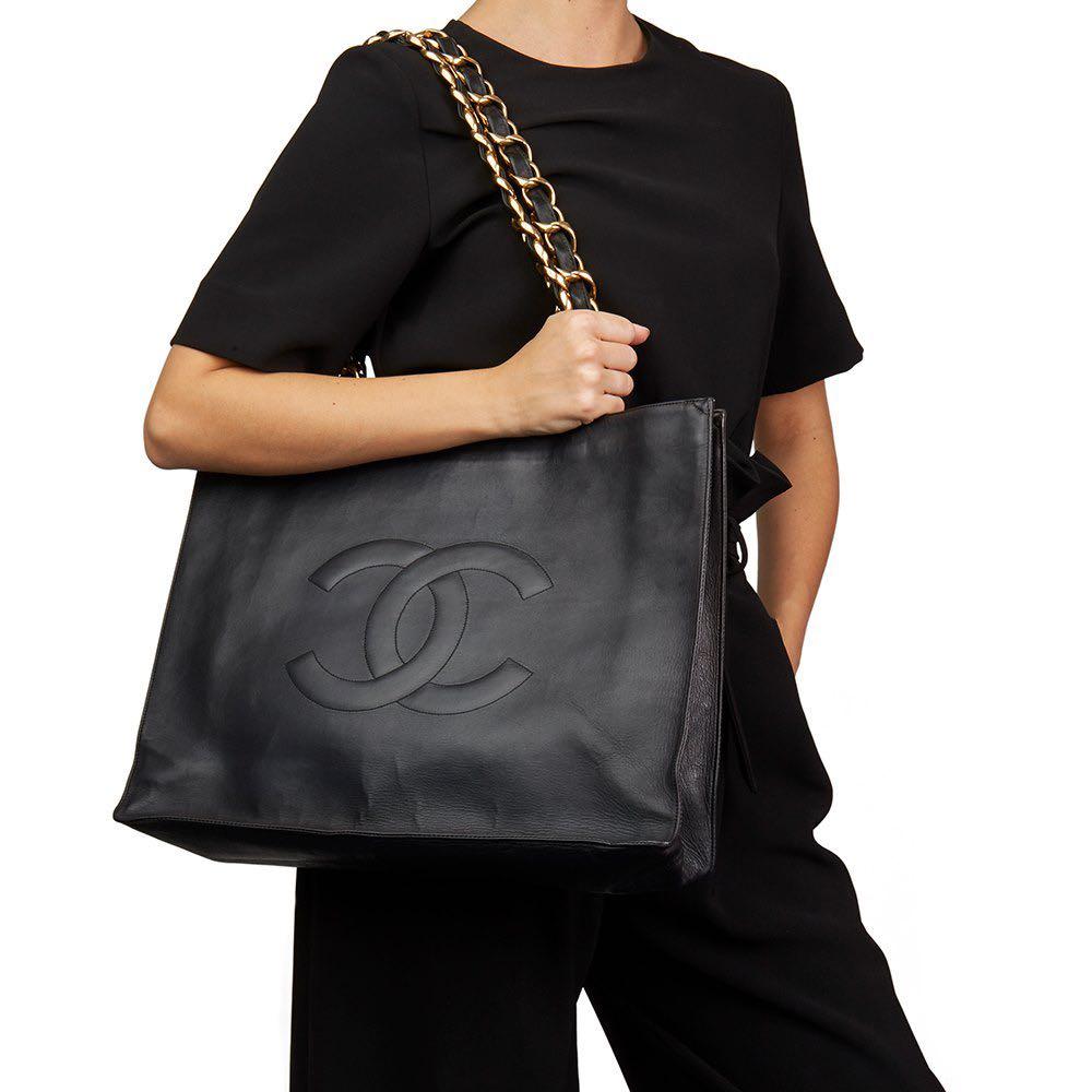 Authentic Chanel Vintage Black Jumbo XL Timeless Shopping Tote, Women's  Fashion, Bags & Wallets, Tote Bags on Carousell