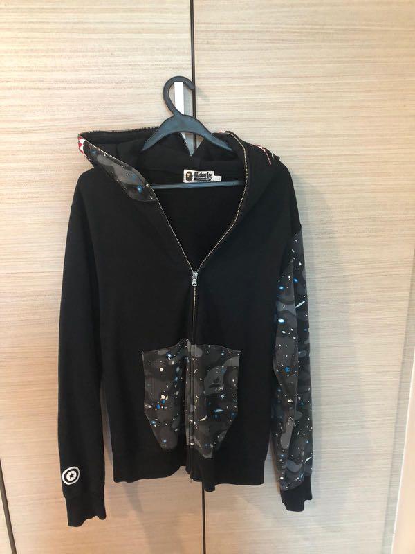 bape half space camo hoodie