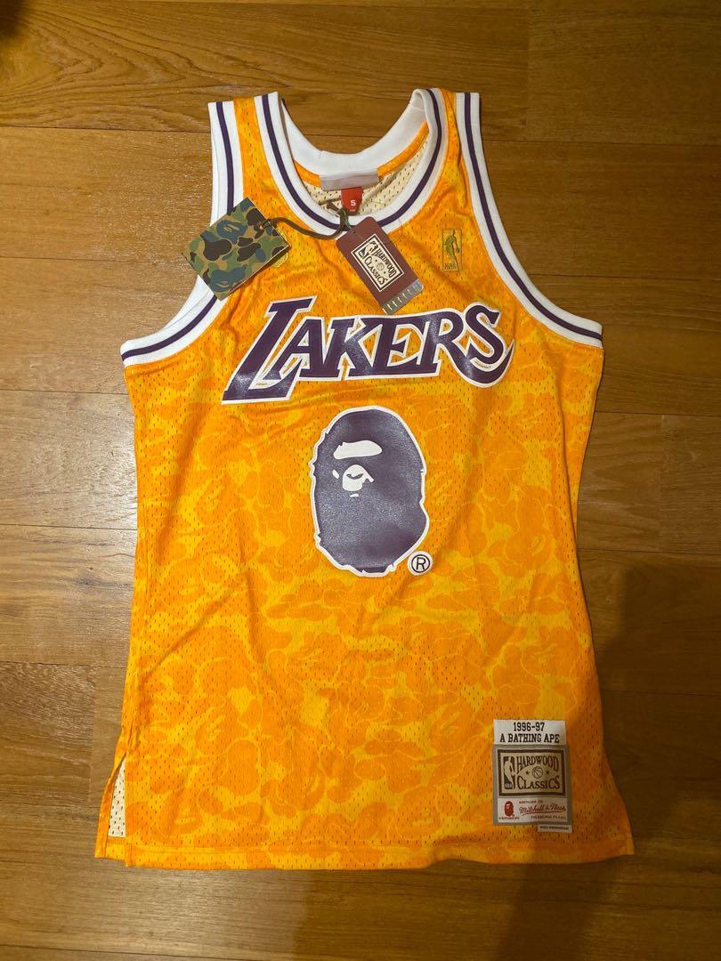 Bape Mitchell & Ness Lakers Tank Top Small, Men's Fashion, Activewear on  Carousell
